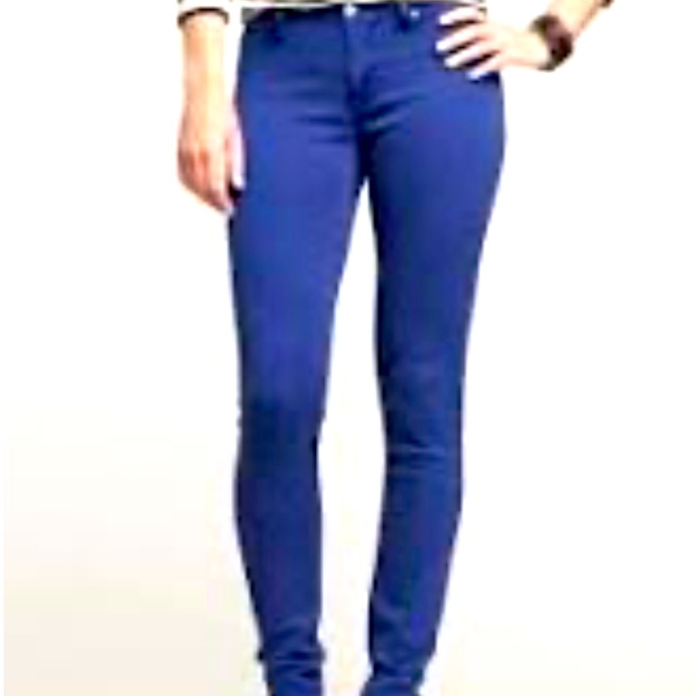 GAP 1969 Navy Legging Jeans Women’s 28/6 Skinny Stretch Mid Rise Ankle